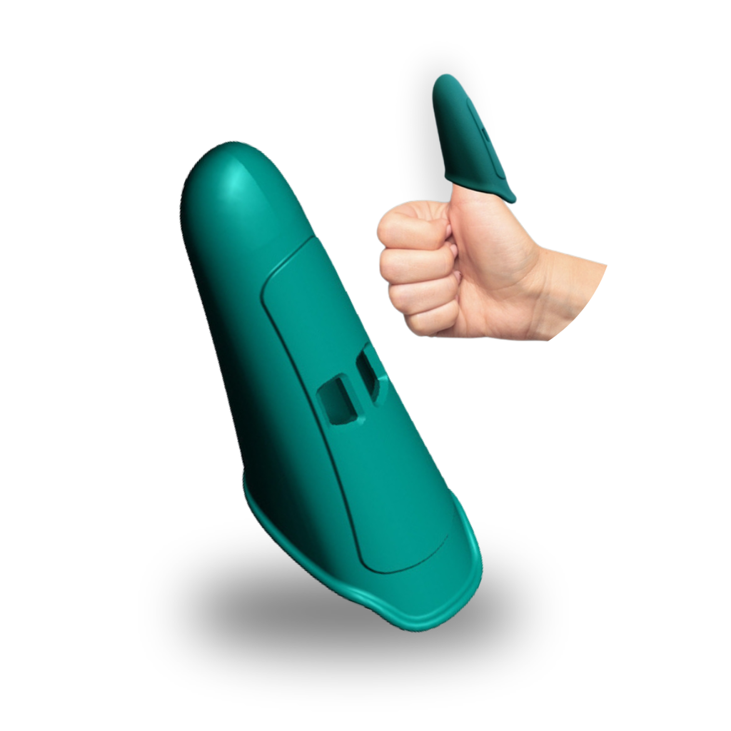 Thumbsavers Advance - Size Small - Massage Tool for Deep Tissue and Trigger Point Massage – Thumb and Joint Support for Massage Therapists, Chiropractors and Physical Therapists with Improved Venting and Sensitive Tip – Hand Protection Aid