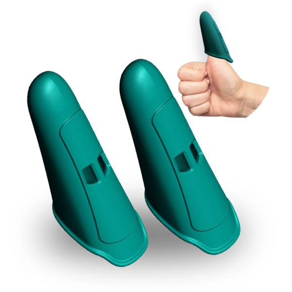 Thumbsavers Advance - Set of 2 x Small Size - Massage Tool for Deep Tissue and Trigger Point Massage – Thumb and Joint Support for Massage Therapists, Chiropractors and Physical Therapists with Improved Venting and Sensitive Tip – Hand Protection Aid