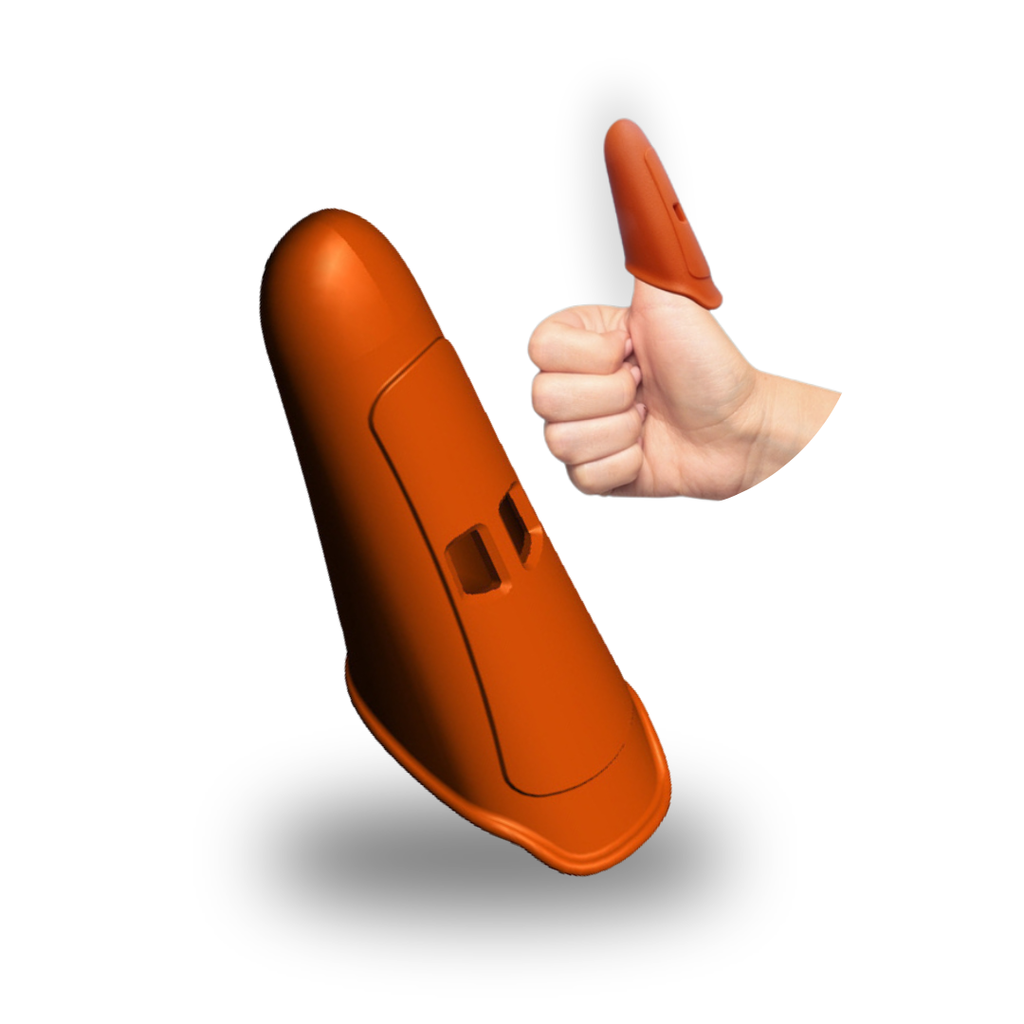 Thumbsavers Advance - Size Large - Massage Tool for Deep Tissue and Trigger Point Massage – Thumb and Joint Support for Massage Therapists, Chiropractors and Physical Therapists with Improved Venting and Sensitive Tip – Hand Protection Aid