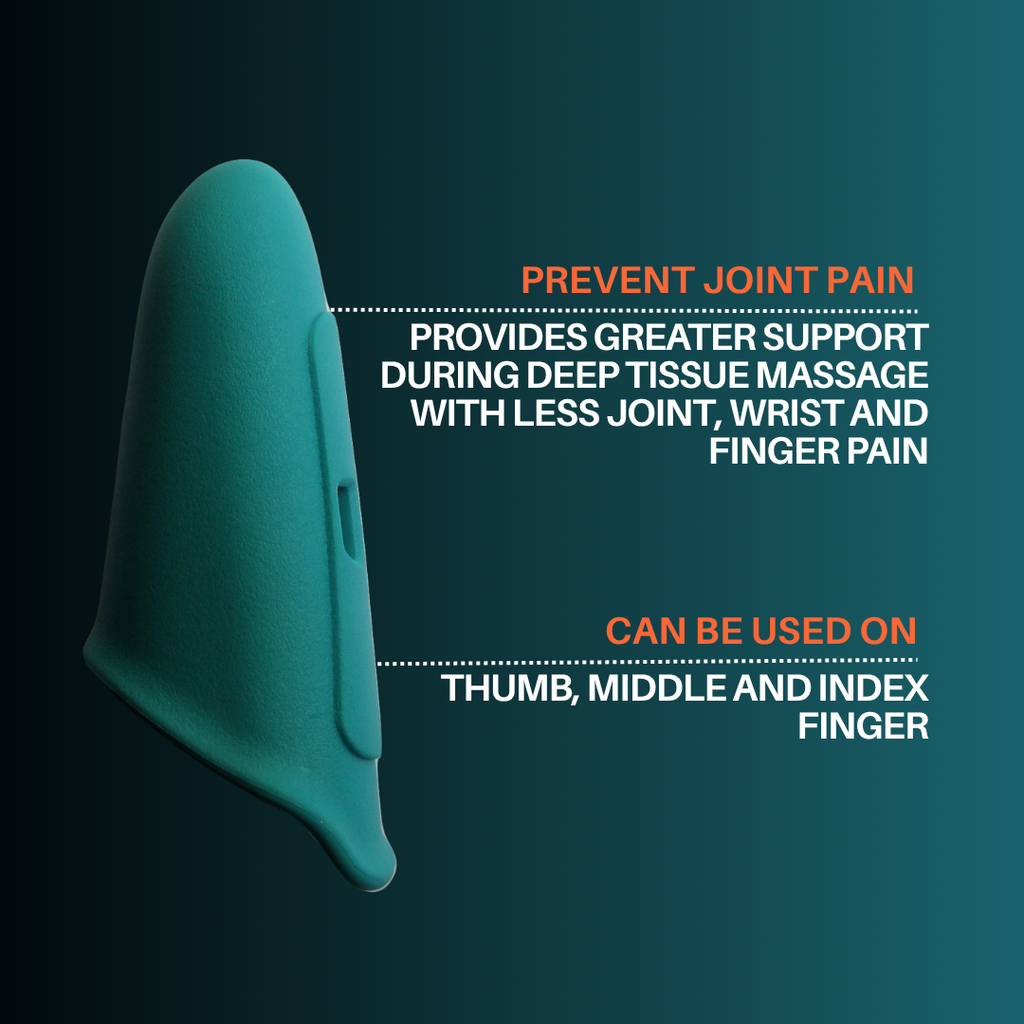 Thumbsavers Advance - Size Small - Massage Tool for Deep Tissue and Trigger Point Massage – Thumb and Joint Support for Massage Therapists, Chiropractors and Physical Therapists with Improved Venting and Sensitive Tip – Hand Protection Aid